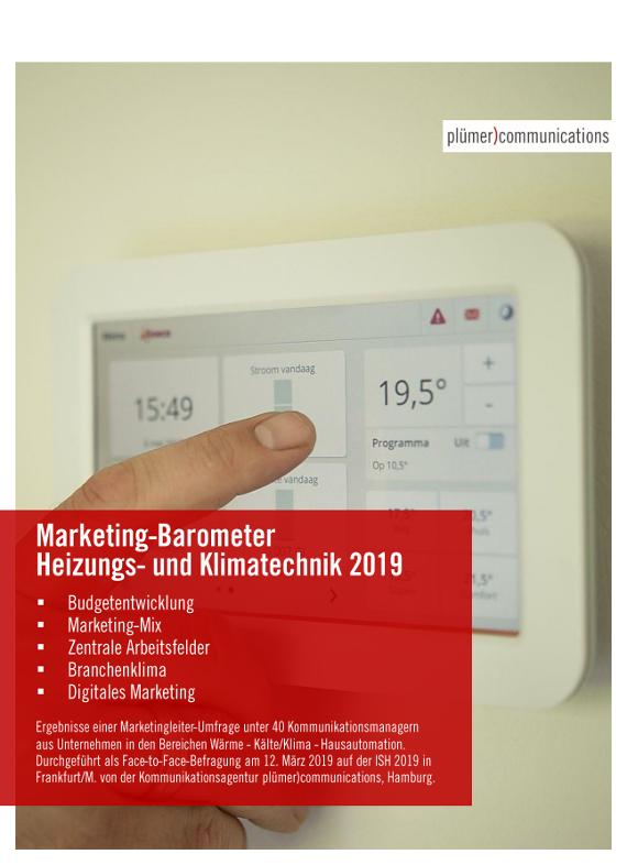 Marketing-Barometer Wärme – Kälte/Klima – Hausautomation 2019