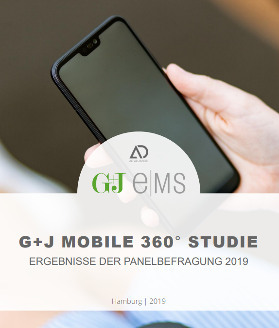 Generation Smartphone: G+J e|MS Mobile 360° Studie 2019 mit neuen Fakten und Trends rund um die mobile Internetnutzung